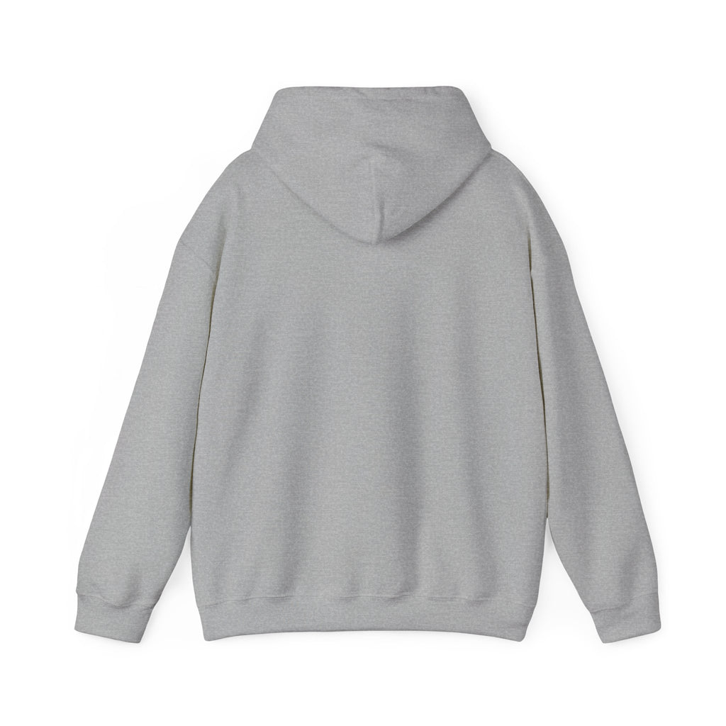 Nobody Runs Better Than The Pro poker hoodie in sport grey, back view