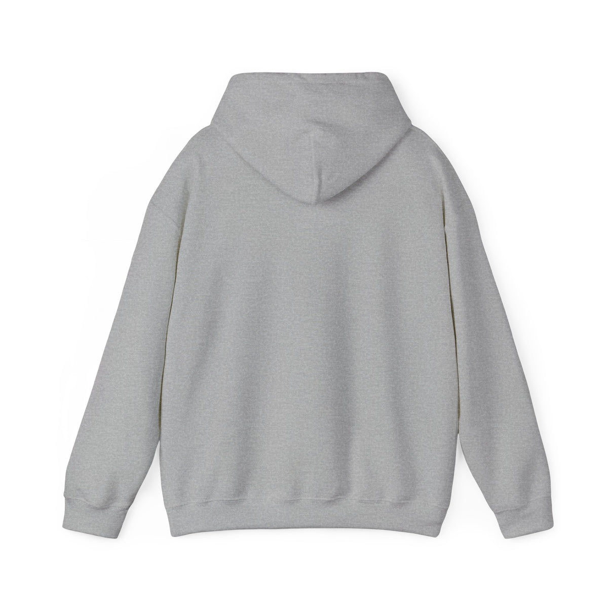 Nobody Runs Better Than The Pro poker hoodie in sport grey, back view