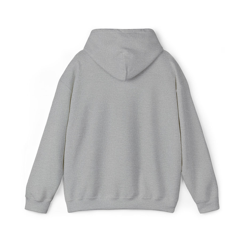 Nobody Runs Better Than The Pro embroidered poker hoodie in sport grey, back view